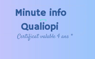 Certification Qualiopi – valable 4 ans